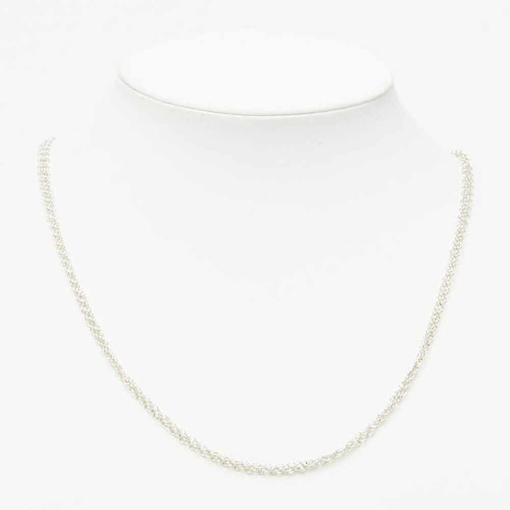 Tiffany & Co. Sterling Silver Chain Long Necklace Silver